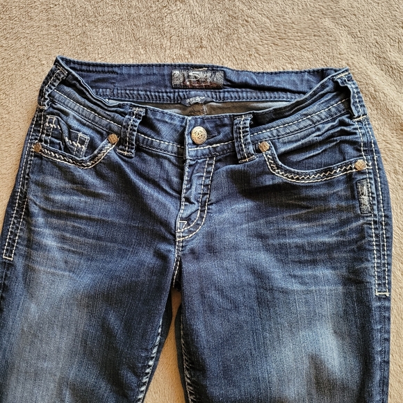 Silver Suki Flap Capri size 29 - Picture 4 of 10